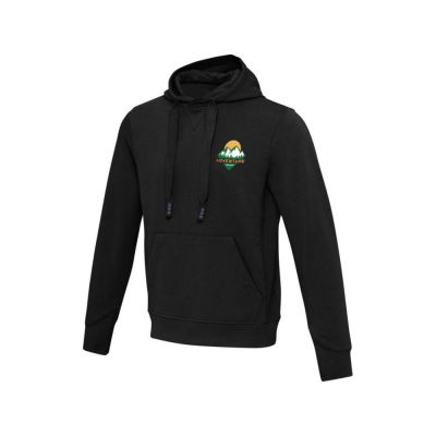 Худи унисекс Laguna, сплошной черный-6