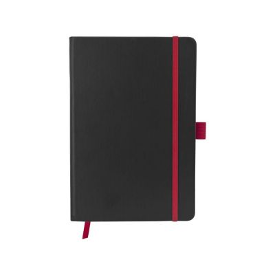 Блокнот Color edge A5, черный/красный-2