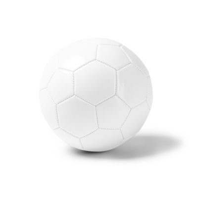 Футбольный мяч FABIO 2-го размера из искусственной кожи, белый .-0