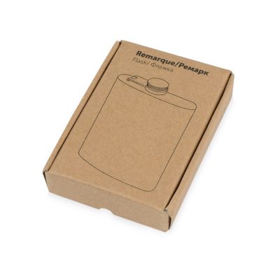 Фляжка 240 мл Remarque soft touch, 304 сталь, красный-4