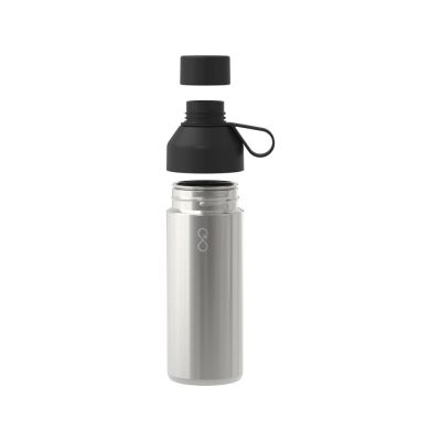 Бутылка для воды Ocean Bottle Lite объемом 620 мл, сплошной черный-1