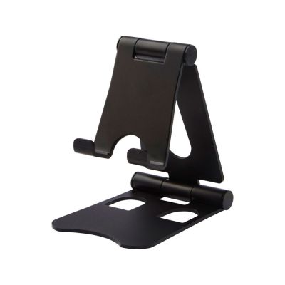 Rise складывающаяся подставка для телефона , черный-3