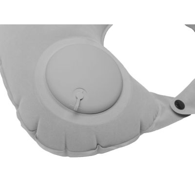 Подушка под шею с помпой Push, серый-2