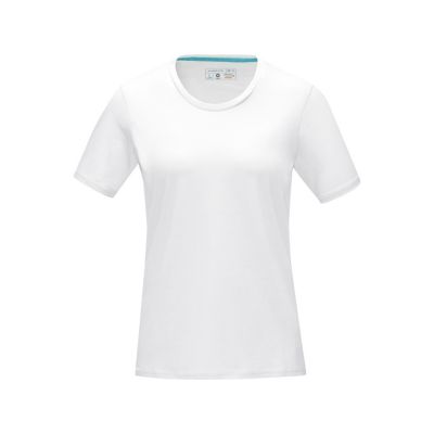 Женская футболка Azurite с коротким рукавом, изготовленная из натуральных материалов, белый-1