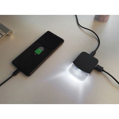 USB хаб Mini iLO Hub, черный-5