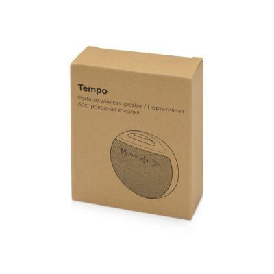 Портативная колонка Tempo, красный-4