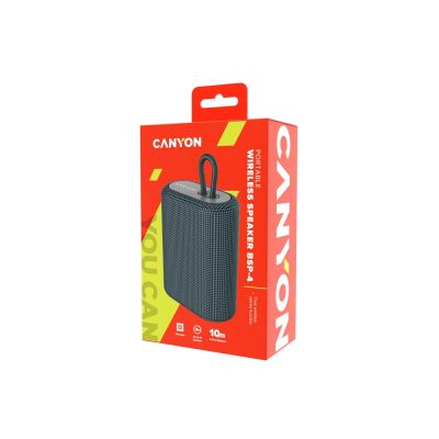 Портативная беспроводная колонка Canyon BSP-4, 5W, 1200mAh, серая-5