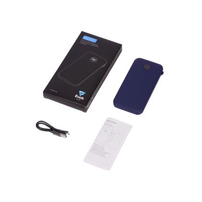 Внешний беспроводной аккумулятор с подсветкой лого Astro, 10000 mAh, темно-синий-9