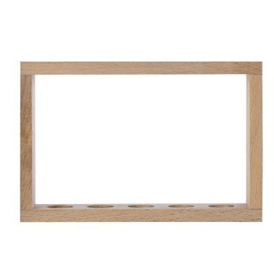 Набор Delish из пяти специй в подставке из бука-5