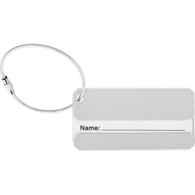 Бирка для багажа Travel, серебристый-2