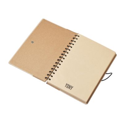 Крафтовый блокнот А5 в твердой обложке Saharan Cypress, 80 листов 70 гр/м2 бумаги, натуральный-3