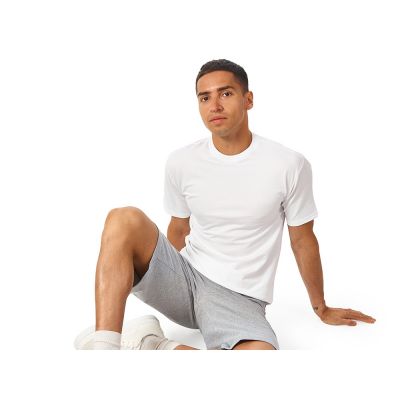 Футболка из френч терри Warsaw унисекс 220гр, белый-3