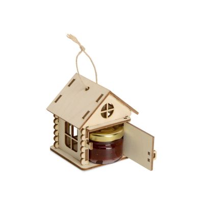 Подарочный набор Варенье в домике, клубничное варенье с мятой 25 мл-0