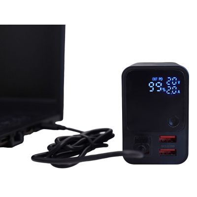 Внешний аккумулятор для ноутбуков EpIQ, 100 Вт, 30000 mAh, темно-серый-9