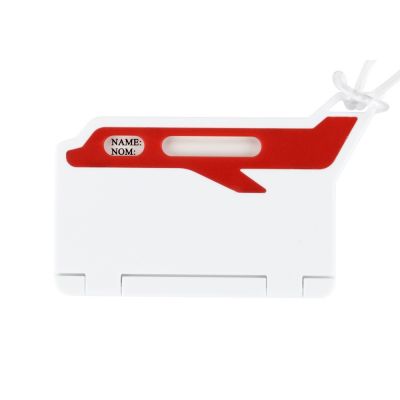 Бирка для багажа Hop, белый/красный-1