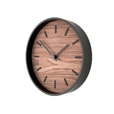 Часы настенные Tiger S, черный, орех-1