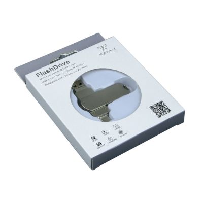 Металлическая флешка для айфона 3 в 1 (i-flash_TYPEC_3_in_1.128.S, I= 128 Гб USB 3.0, Металлический корпус. Без перс.)-2