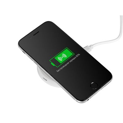 Беспроводное зарядное устройство Dot, 5 Вт, белый-1