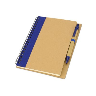 Блокнот Priestly с ручкой, синий-0