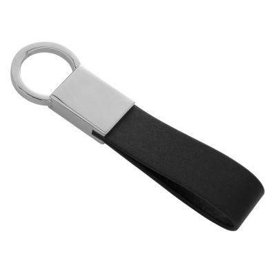 Брелок из эко-кожи Twister, черный-0