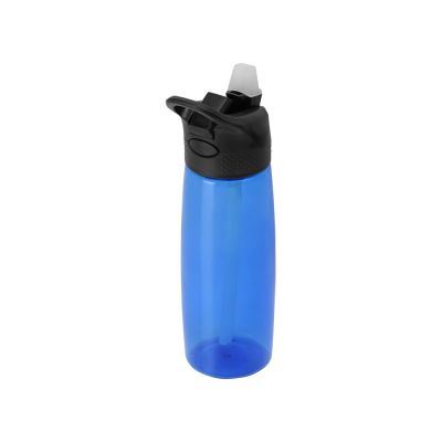 Бутылка c кнопкой Tank, тритан, 680мл Waterline, синий-2