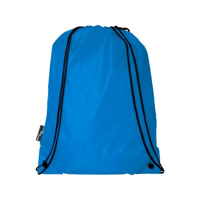 Рюкзак со шнурком Oriole из переработанного ПЭТ, process blue-2