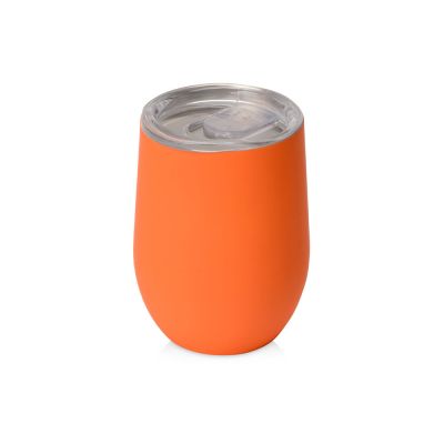 Термокружка Sense Gum soft-touch, 370мл, оранжевый-0