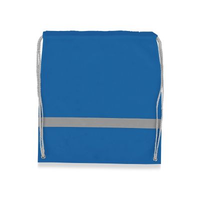 Рюкзак Россел, синий с серыми шнурками-1