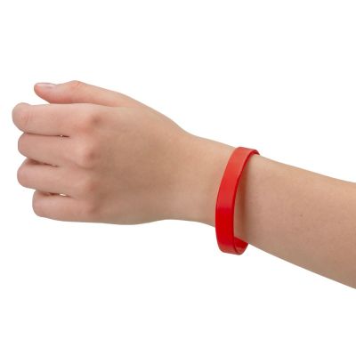 Силиконовый браслет Forest 202*12 мм, красный-2
