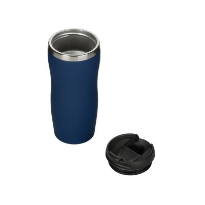 Термокружка Double wall mug C1, soft touch, 350 мл, темно-синий-1