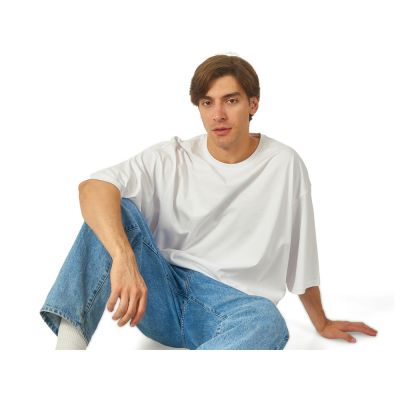 Футболка Berlin к/р оверсайз, 100% хлопок, 180гр, молочный-3