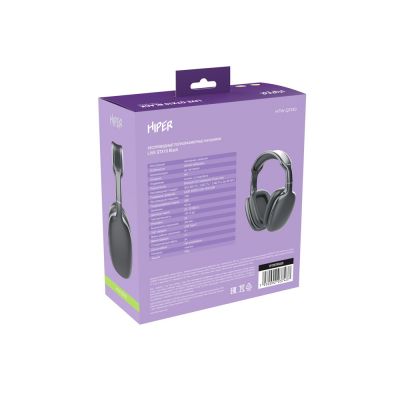 HIPER Наушники накладные Bluetooth HIPER Live черный HTW-QTX10-4