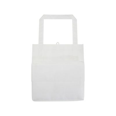 Liberty эко-сумка с прочным днищем объемом 6 л из нетканого материала, переработанного по стандарту GRS - Белый-2