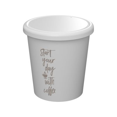 Americano® Piccolo кружка объемом 100 мл с крышкой - Белый-4