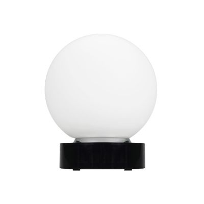 Лампа настольная с часами, датой и термометром. При включении на поверхности лампы появляется стилизованное изображение земного шара-2