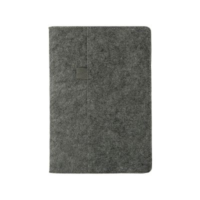 Двустороннее портфолио из рпет-фетра и искусственной кожи Felt, серый-5