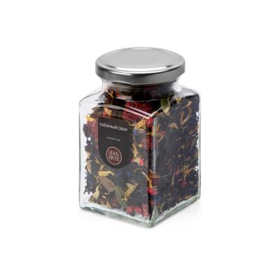 Чай черный, серия Bouquet, таежный сбор, стеклянная банка-0