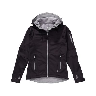 Куртка софтшел Match женская, черный/серый-2