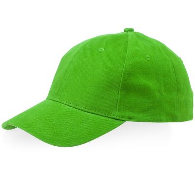 Бейсболка Bryson, 6 панелей, зеленое яблоко-0