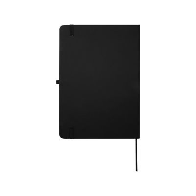 Блокнот Spectrum Plus формата A5 в твердой обложке - сплошной черный-2