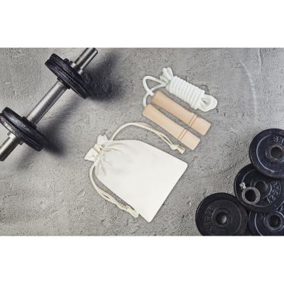 Denise скакалка с деревянными ручками в хлопковом чехле, дерево-4