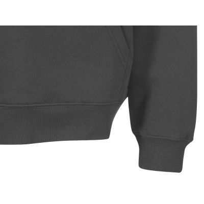 Толстовка с капюшоном оверсайз Berlin унисекс, темно-серый-11