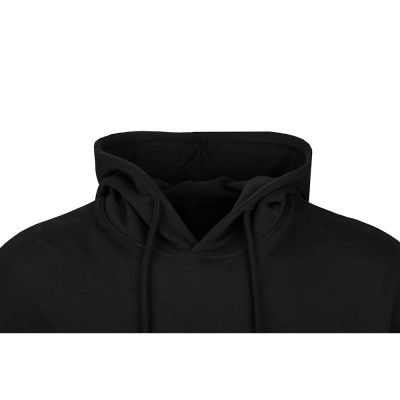 Худи оверсайз с коротким рукавом Warsaw унисекс, черный-4