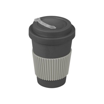 Термокружка Muffin из натуральных волокон, темно-серый-0