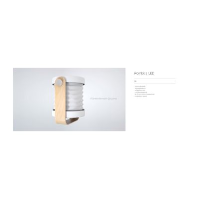 Rombica LED Oko, белый/дерево-8