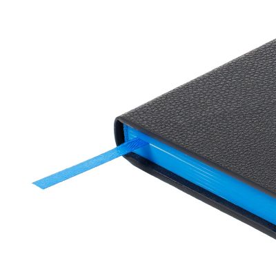 Ежедневник недатированный с магнитным клапаном А5 Venezia, черный-3