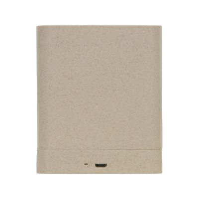 Настольный органайзер Cubic из пшеничного волокна с функцией беспроводной зарядки и выходами USB-7