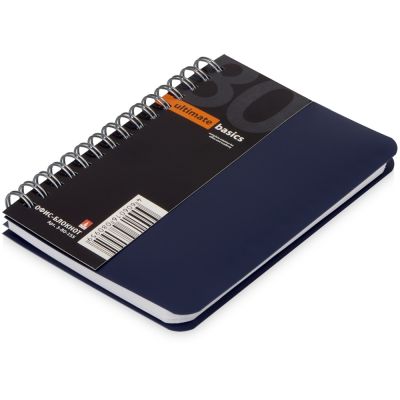 Бизнес - блокнот А6 (99 х 139 мм.) Офис-Лайн 80 л., синий-0