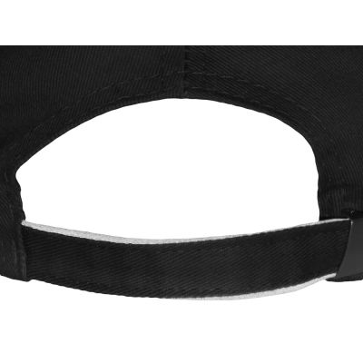 Кепка со светоотражающим кантом, черный-6
