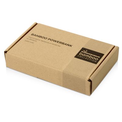 Внешний аккумулятор из бамбука Bamboo, 5000 mAh-10